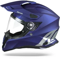 Airoh Commander Color Blauw Mat Adventure Helm -Motorfiets Uitrusting Winkel airohcommandercolorbluematt.10 1