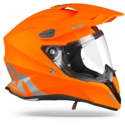 Airoh Commander Color Oranje Fluo Adventure Helm -Motorfiets Uitrusting Winkel airohcommandercolororangefluomatt.29 1