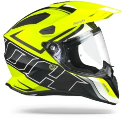 Airoh Commander DUO Geel Mat Adventure Helm -Motorfiets Uitrusting Winkel airohcommanderduoyellowmatt.29 1