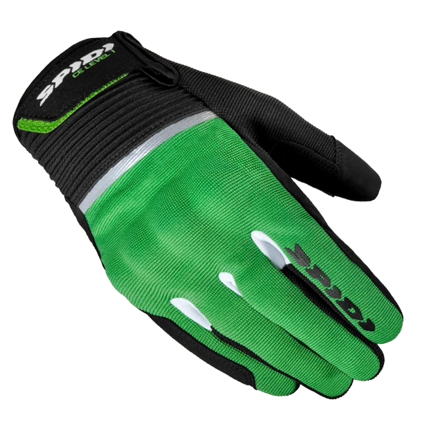 Spidi Flash CE Zwart Kawasaki Groen 2 Spidi Flash CE Zwart Kawasaki Groen - Afbeelding 2