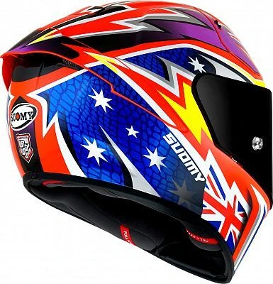 Suomy SR-GP Legacy Rood Blauw Roze Integraalhelm 6 Suomy SR-GP Legacy Rood Blauw Roze Integraalhelm - Afbeelding 6