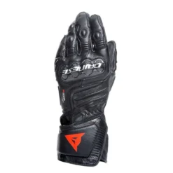 Dainese Carbon 4 Lang Zwart Zwart Zwart -Motorfiets Uitrusting Winkel dainese carbon 4 long leather gloves black black black