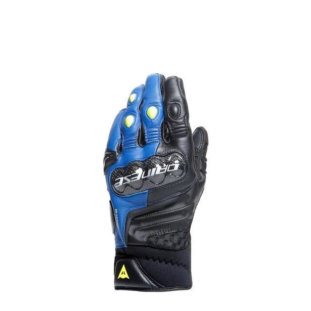 Dainese Carbon 4 Kort Racing Blauw Zwart Fluo Geel 10 Dainese Carbon 4 Kort Racing Blauw Zwart Fluo Geel - Afbeelding 10