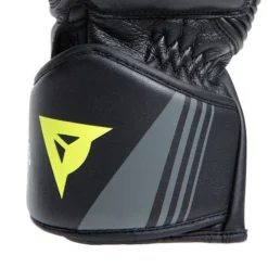 Dainese Druid 4 Leather Gloves Black Charcoal Gray Fluo Yellow -Motorfiets Uitrusting Winkel dainese druid 4 leather gloves black charcoal gray fluo yellow 4