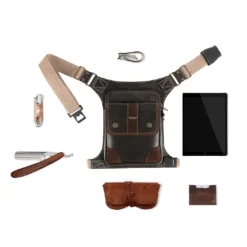 Artonvel Aviator Leg Bag -Motorfiets Uitrusting Winkel element with aviator sj