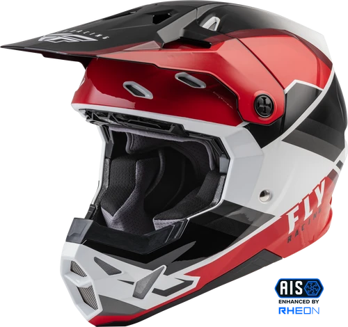 FLY Racing Formula CP Rush Zwart Rood Wit Crosshelm 1 FLY Racing Formula CP Rush Zwart Rood Wit Crosshelm