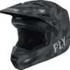 FLY Racing Kinetic S.E. Tactic Grijs Camo Crosshelm