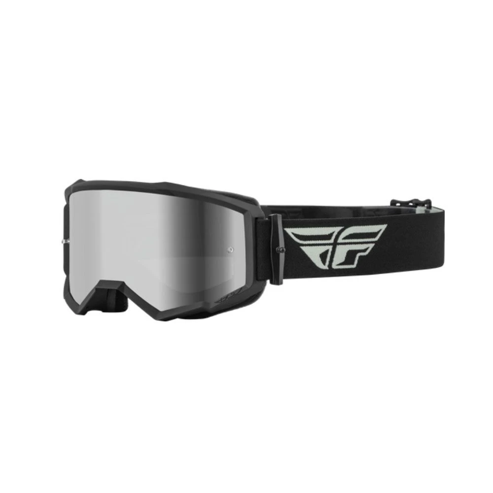FLY Racing Zone Goggle Grey Black W Silver Mirror Smoke Lens 1 FLY Racing Zone Goggle Grey Black W Silver Mirror Smoke Lens
