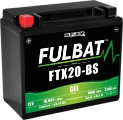 Fulbat FTX20-BS Gel Motoraccu