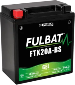 Fulbat FTX20A-BS Gel Motoraccu