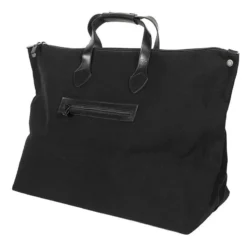 Helstons Journey Bag Black Canvas Bag -Motorfiets Uitrusting Winkel helstons journey bag black canvas bag1