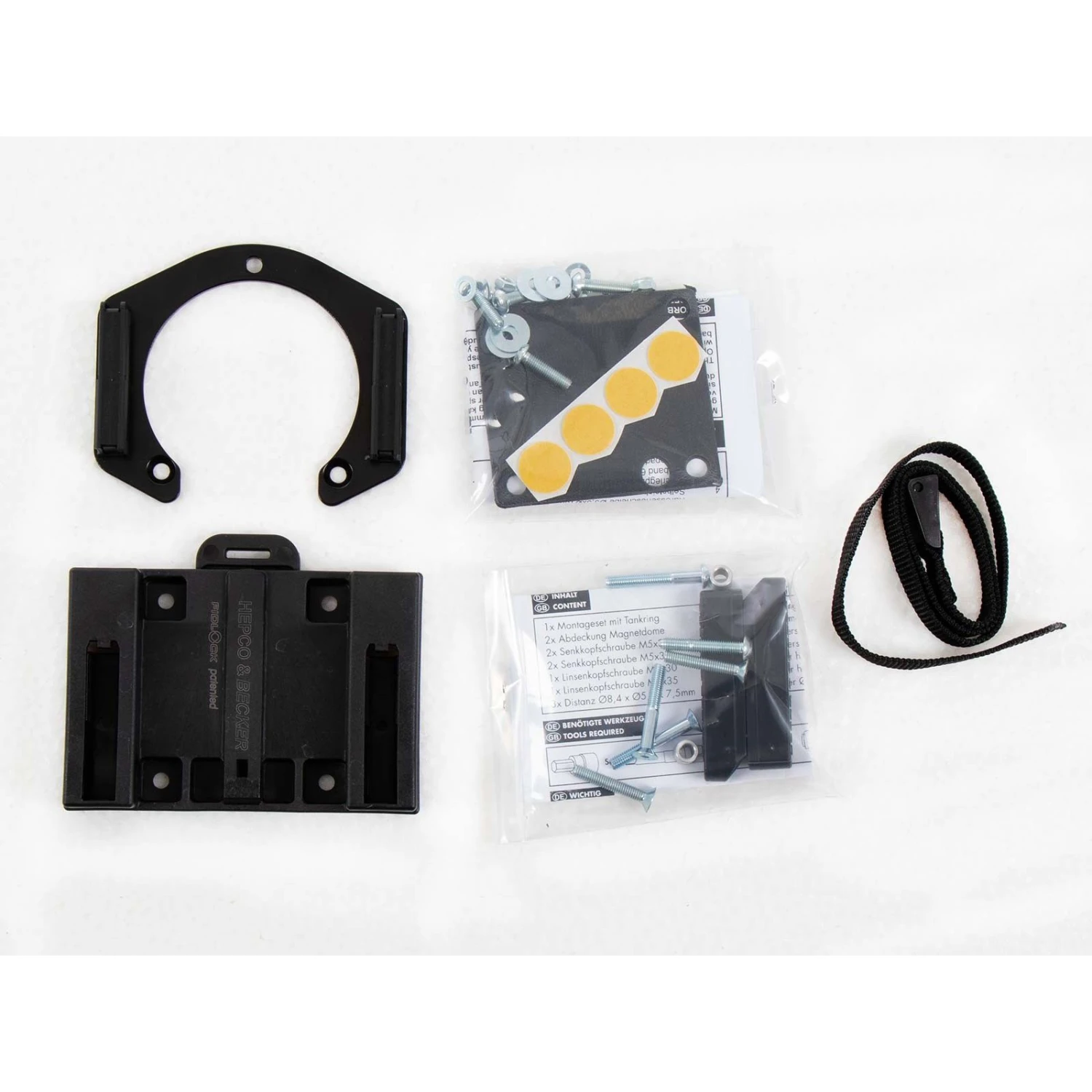 Hepco & Becker Tankring Lock-It Universal 5 Hole Mounting For Yamaha & Ducati Silver 1 Hepco & Becker Tankring Lock-It Universal 5 Hole Mounting For Yamaha & Ducati Silver