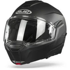 HJC I100 Donker Mat Zwart Systeemhelm -Motorfiets Uitrusting Winkel hjc i100 flat black frontpage