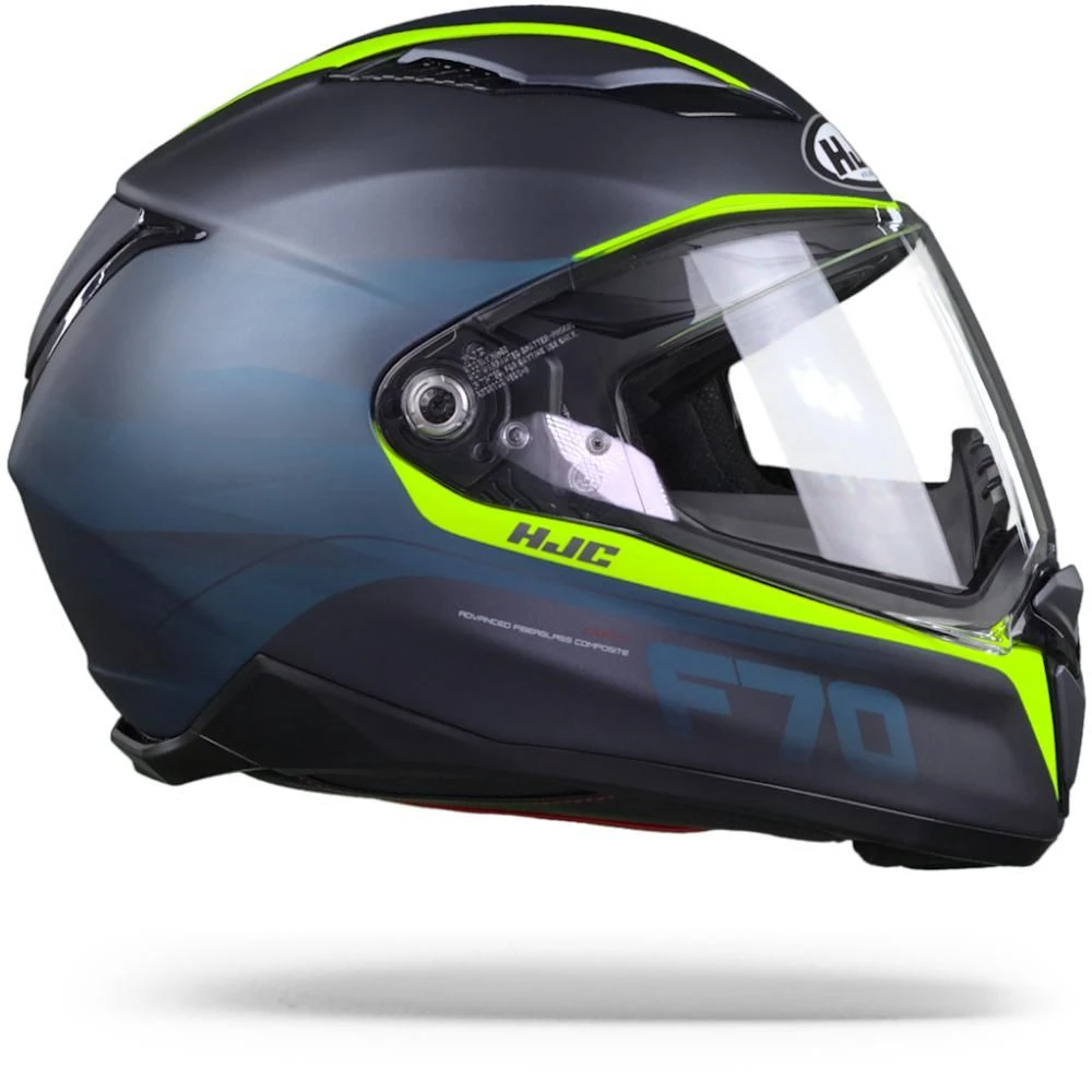 HJC F70 Feron Geel MC4HSF Integraalhelm 4 HJC F70 Feron Geel MC4HSF Integraalhelm - Afbeelding 4