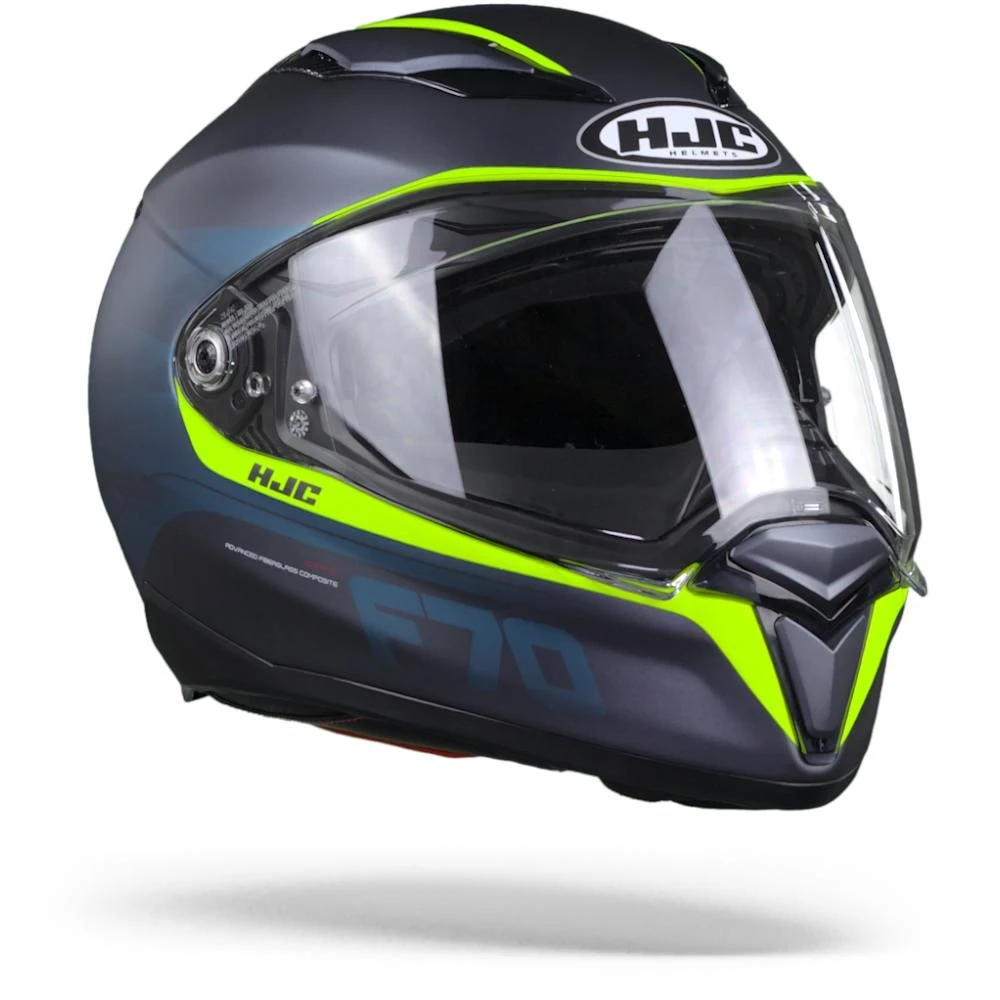 HJC F70 Feron Geel MC4HSF Integraalhelm 6 HJC F70 Feron Geel MC4HSF Integraalhelm - Afbeelding 6