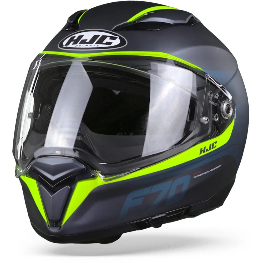 HJC F70 Feron Geel MC4HSF Integraalhelm 5 HJC F70 Feron Geel MC4HSF Integraalhelm - Afbeelding 5