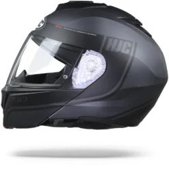 HJC I90 Davan Zwart Systeemhelm