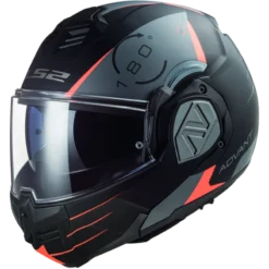 LS2 FF906 Advant Codex Mat Zwart Titanium Systeemhelm