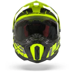 LS2 MX701 Explorer Alter Mat Zwart Hi-Vis Geel Adventure Helm