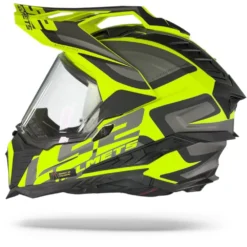 LS2 MX701 Explorer Alter Mat Zwart Hi-Vis Geel Adventure Helm -Motorfiets Uitrusting Winkel ls2 mc701 explorer alter matt black hivis yellow.11