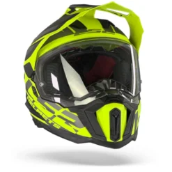 LS2 MX701 Explorer Alter Mat Zwart Hi-Vis Geel Adventure Helm -Motorfiets Uitrusting Winkel ls2 mc701 explorer alter matt black hivis yellow.35