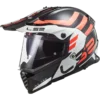 LS2 MX436 Pioneer Evo Adventurer Zwart Wit Adventure Helm