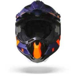 LS2 MX700 Subverter Cargo Mat Blauw Fluo Oranje Crosshelm -Motorfiets Uitrusting Winkel ls2 mx700 subverter cargo matt blue fluo orange.01