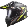 LS2 MX701 C Explorer Extend Mat H-V Geel Adventure Helm