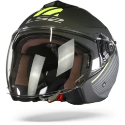 LS2 OF573 Twister II Luna Mat Zwart Titanium Jethelm -Motorfiets Uitrusting Winkel ls2 of 573 twister ii luna matt black titanium frontpage