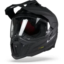 LS2 MX701 Explorer Solid Mat Zwart Adventure Helm -Motorfiets Uitrusting Winkel ls2 mx701 explorer solid matt black frontpage