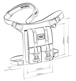 Artonvel Military Beentas -Motorfiets Uitrusting Winkel military sacoche de jambe3