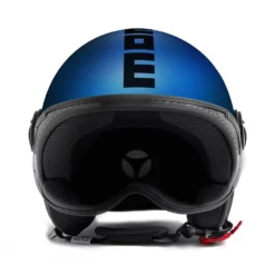 Momodesign Fgtr Classic Momo E2205 Mat Blauw Zwart Jethelm