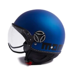 Momodesign Fgtr Classic Momo E2205 Mat Blauw Zwart Jethelm -Motorfiets Uitrusting Winkel momodesign fgtr classic momo e2205 matt blue black 5