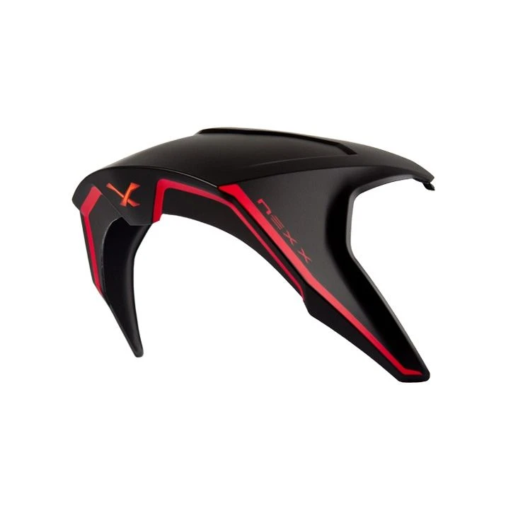 Nexx SX100R Spoiler ShortC Black Red 1 Nexx SX100R Spoiler ShortC Black Red