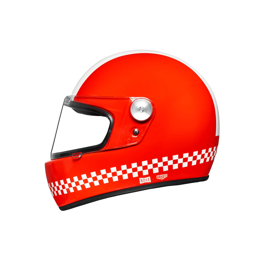 Nexx X.G100R Finish Line Rood Wit Integraalhelm 2 Nexx X.G100R Finish Line Rood Wit Integraalhelm - Afbeelding 2