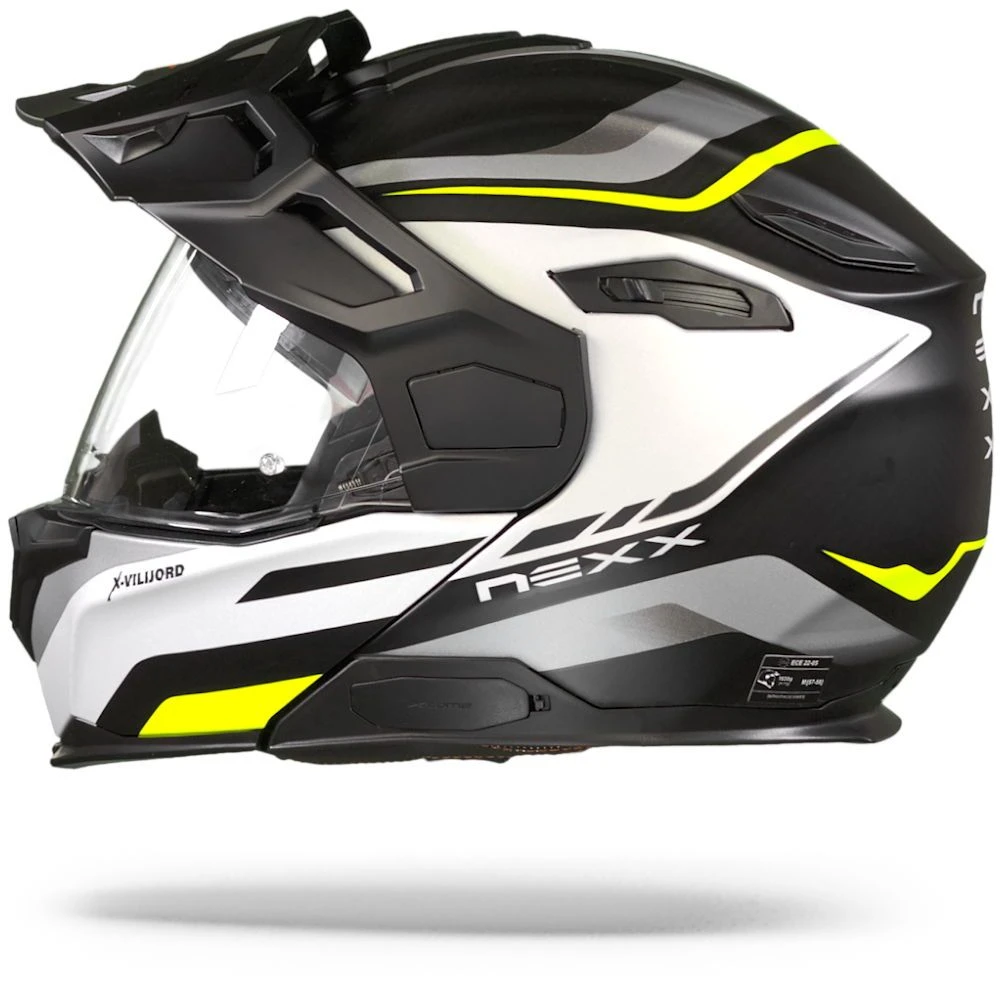 Nexx X.Vilijord Hiker Wit Neon Mat Systeemhelm 3 Nexx X.Vilijord Hiker Wit Neon Mat Systeemhelm - Afbeelding 3