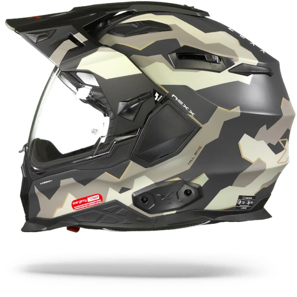 Nexx X.WED2 Hillend Grijs Sand Mat Adventure Helm 2 Nexx X.WED2 Hillend Grijs Sand Mat Adventure Helm - Afbeelding 2