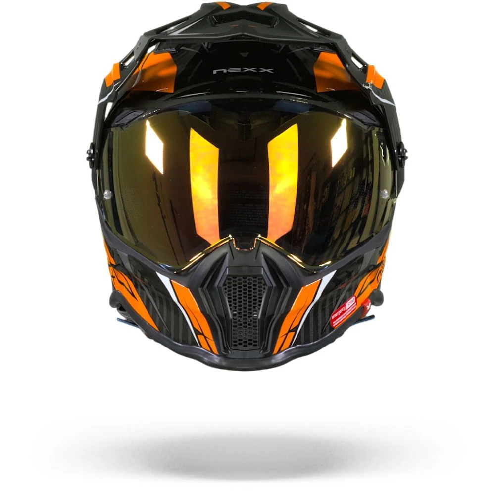 Nexx X.WRL Atika Oranje Grijs Adventure Helm 2 Nexx X.WRL Atika Oranje Grijs Adventure Helm - Afbeelding 2