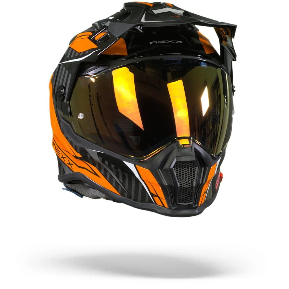 Nexx X.WRL Atika Oranje Grijs Adventure Helm 4 Nexx X.WRL Atika Oranje Grijs Adventure Helm - Afbeelding 4