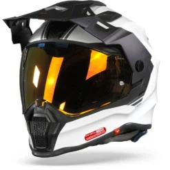 Nexx X.WRL FullWhite Adventure Helm -Motorfiets Uitrusting Winkel nexx x.wrl full white frontpage