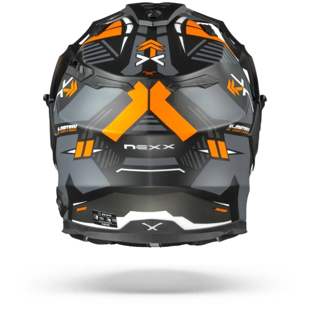 Nexx X.WED2 Wild Country Zwart Oranje Mat Adventure Helm 5 Nexx X.WED2 Wild Country Zwart Oranje Mat Adventure Helm - Afbeelding 5