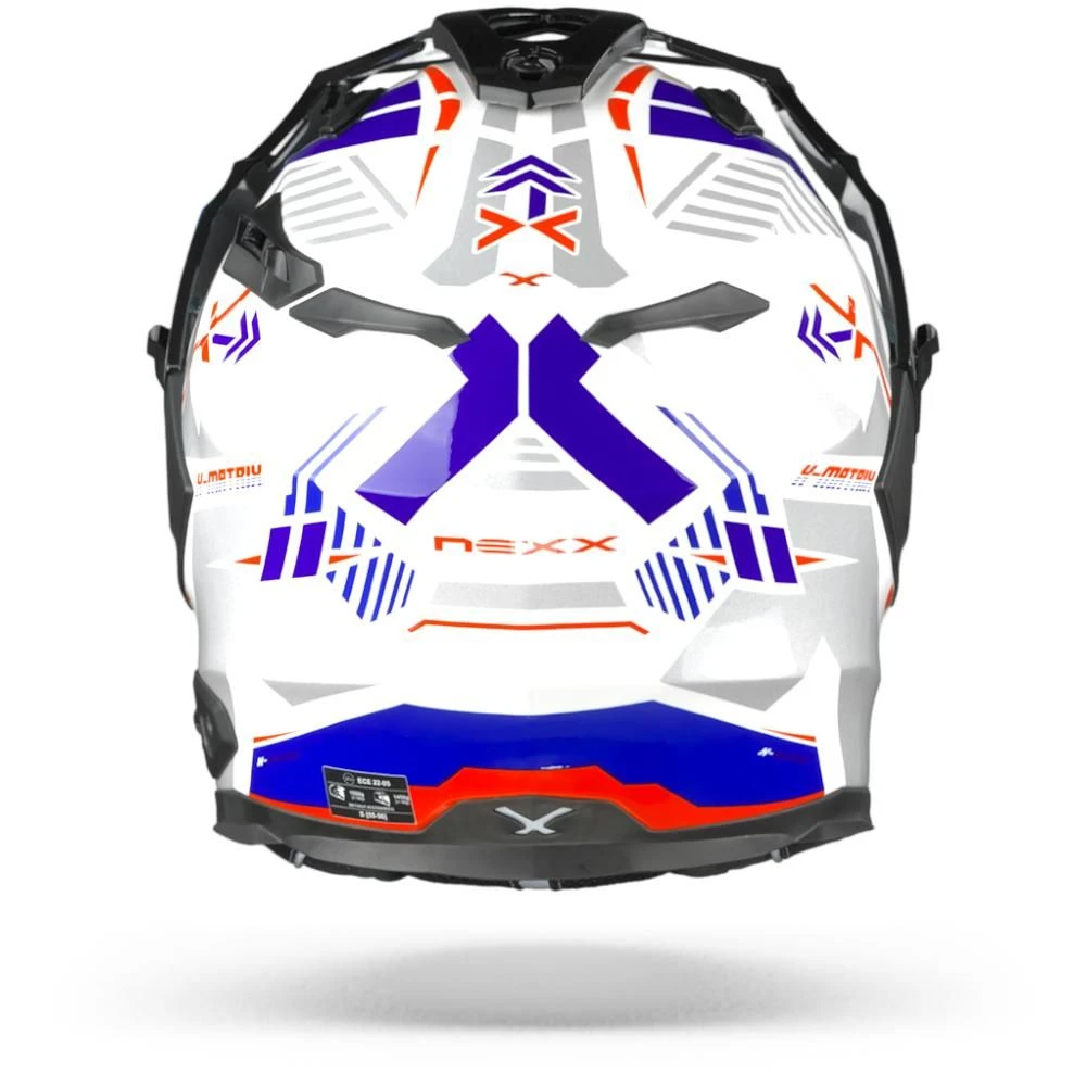 Nexx X.WED2 Wild Country Wit Blauw Adventure Helm 1 Nexx X.WED2 Wild Country Wit Blauw Adventure Helm