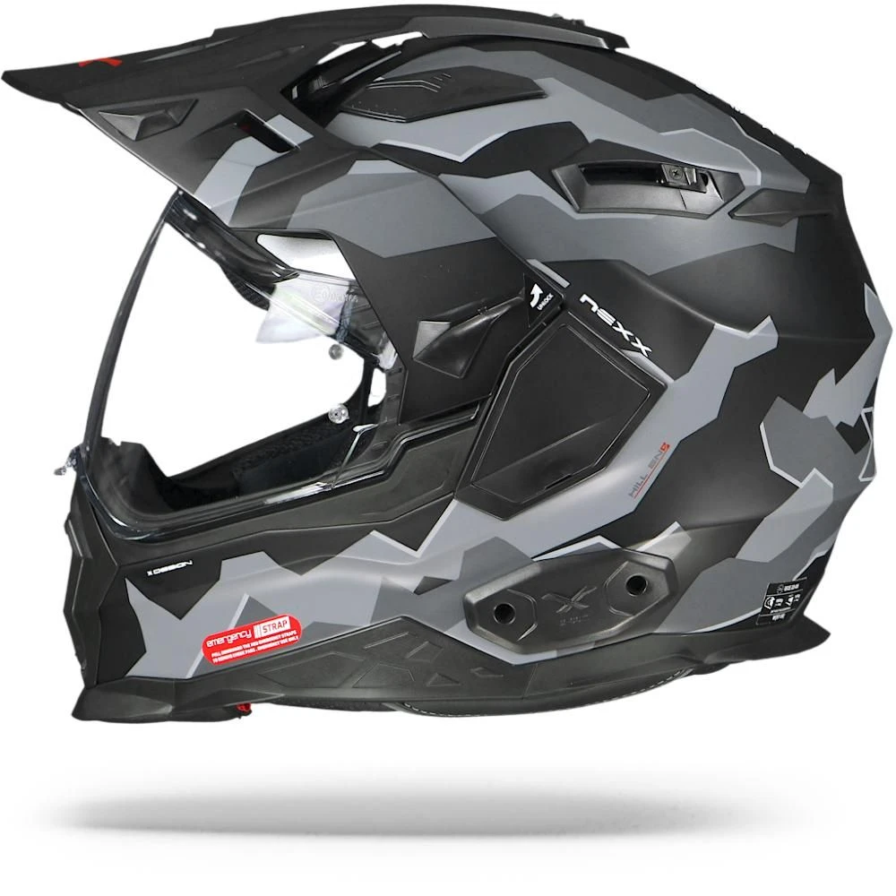 Nexx X.WED2 Hillend Mat Zwart Adventure Helm 4 Nexx X.WED2 Hillend Mat Zwart Adventure Helm - Afbeelding 4