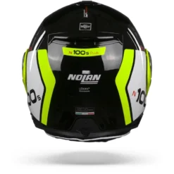Nolan N100-5 Plus Distinctive 28 Glans Zwart Geel Wit Systeemhelm -Motorfiets Uitrusting Winkel nolan n100 5plus distinctive28 glossyblackyellow.19