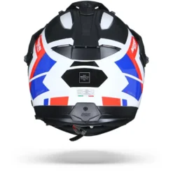 Nolan N70-2 X Grandes Alpes 26 Metal Wit Blauw Rood Multihelm