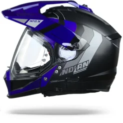 Nolan N70-2 X Decurio 32 Flat Zwart Blauw Zilver Antraciet Multihelm -Motorfiets Uitrusting Winkel nolann70 2x decurio32 flatblackbluesilver.10 1