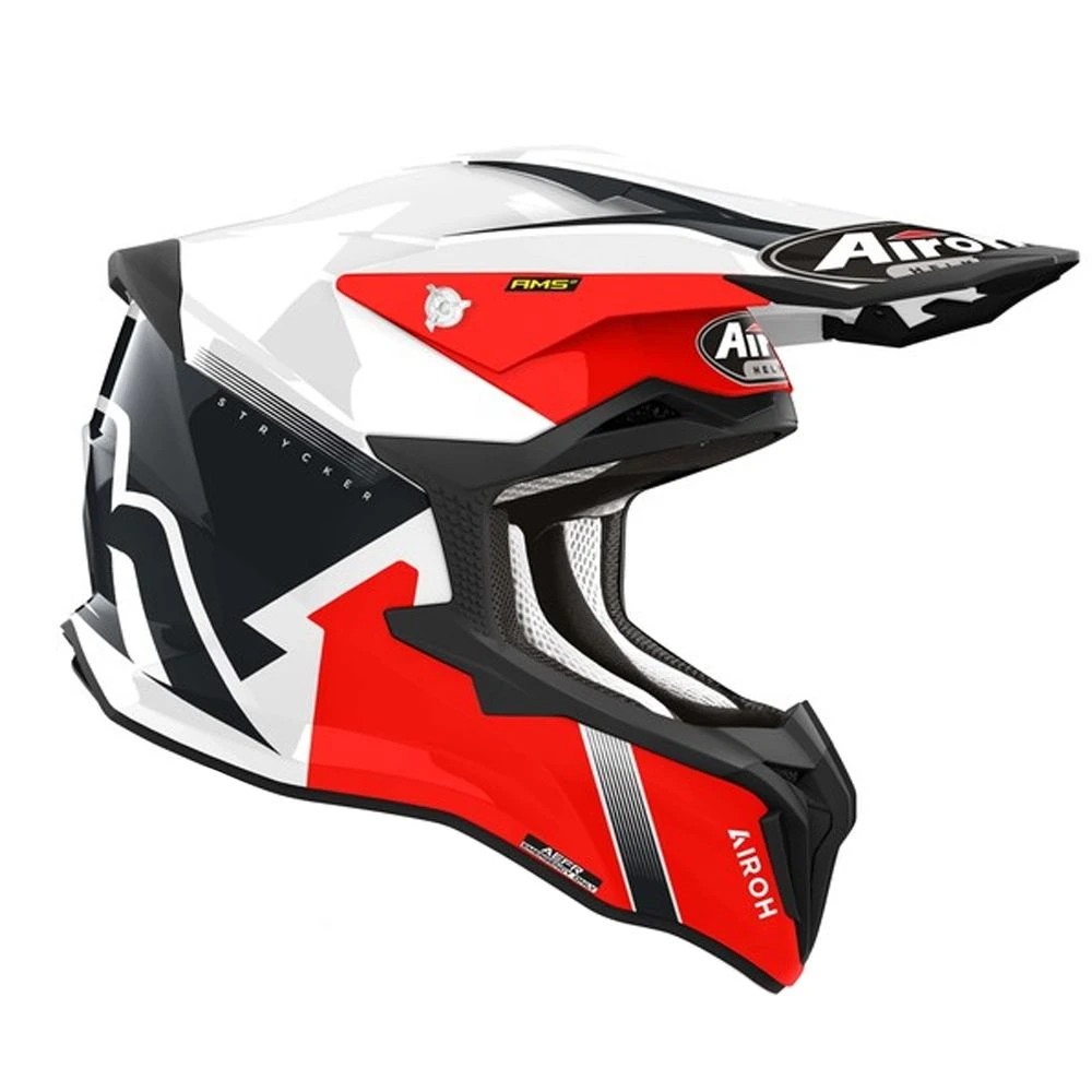 Airoh Strycker Blazer Rood Offroad Helm 2 Airoh Strycker Blazer Rood Offroad Helm - Afbeelding 2