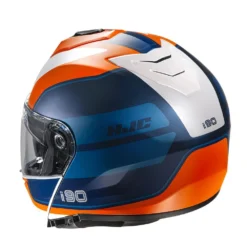 HJC I90 Wasco Blauw Oranje Systeemhelm -Motorfiets Uitrusting Winkel product foto 6 5 1