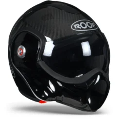 ROOF BoXXer Carbon Zwart Systeemhelm -Motorfiets Uitrusting Winkel roof boxxer carbon glossy black.33