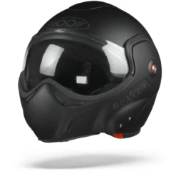 ROOF BoXXer Uni Mat Zwart Systeemhelm -Motorfiets Uitrusting Winkel roofboxxerunimatteblack.04 1